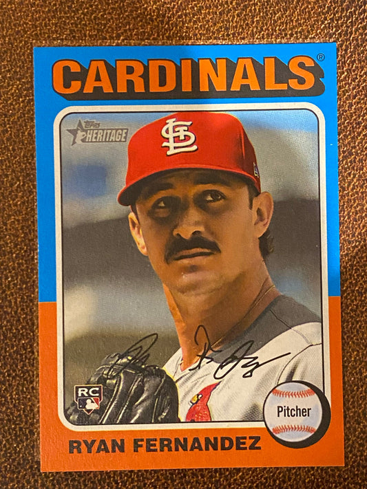 Ryan Fernandez - 2024 Topps Heritage High Number - Short Print (#702) - Cardinals