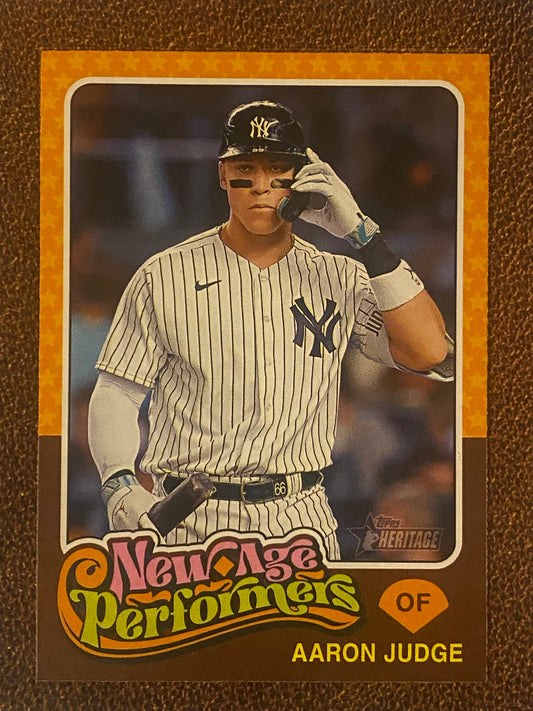 Aaron Judge - 2024 Topps Heritage - New Age Performers - Yankees