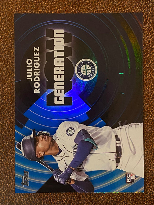 Julio Rodriguez - 2022 Topps Update - Generation Now BLUE - Mariners