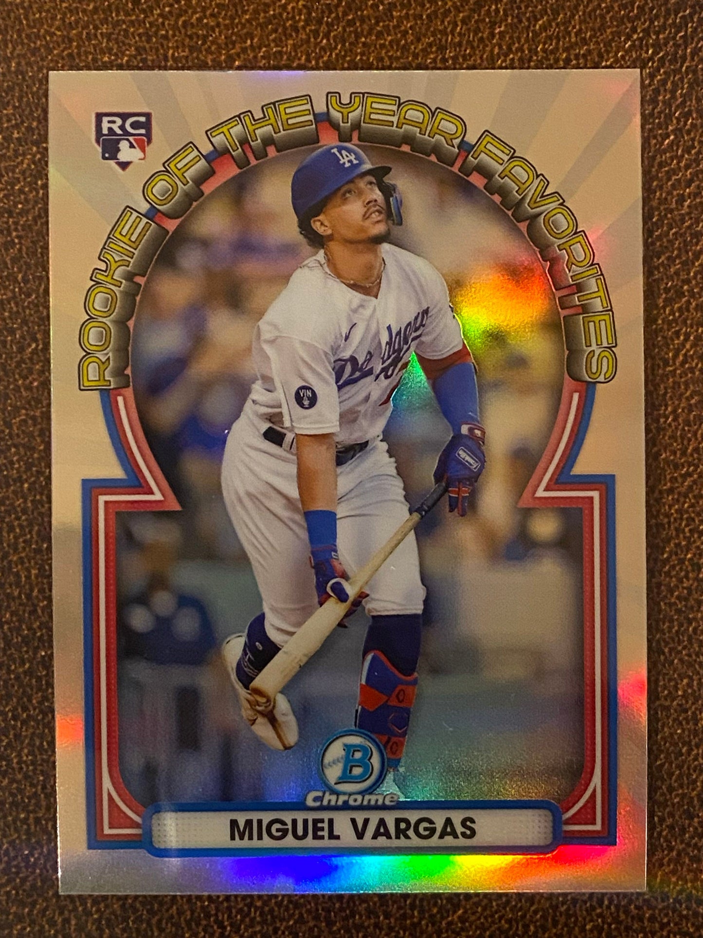 Miguel Vargas - 2023 Bowman - Rookie of the Year Favorites - Dodgers