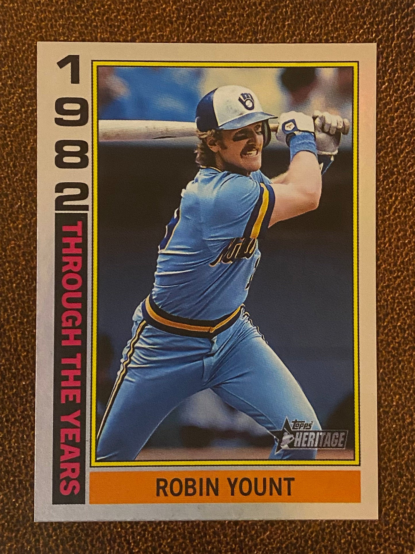 Robin Yount - 2025 Topps Heritage - Through the Years Holographic - Brewers