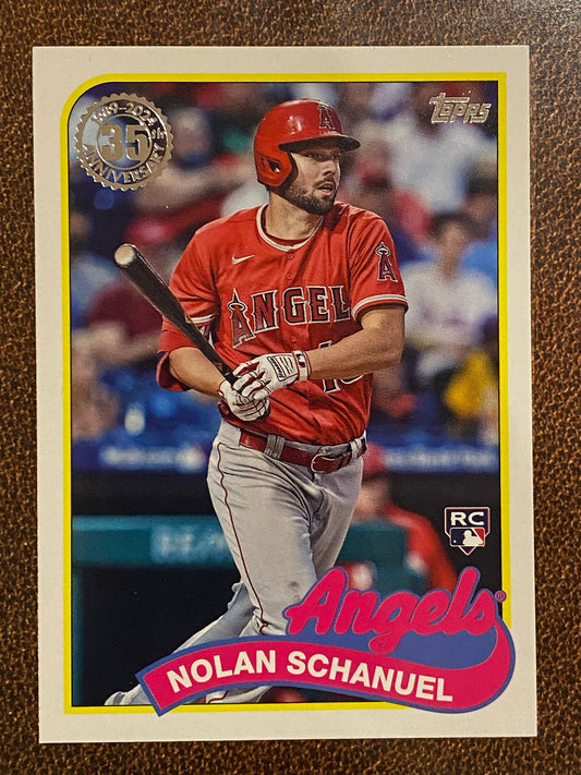 Nolan Schanuel - 2024 Topps Series1 - 1989 Inserts - Angels