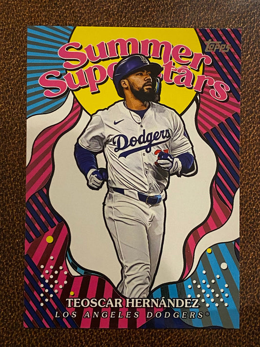 Teoscar Hernandez - 2025 Topps Series 2 - Summer Superstars Insert - Dodgers