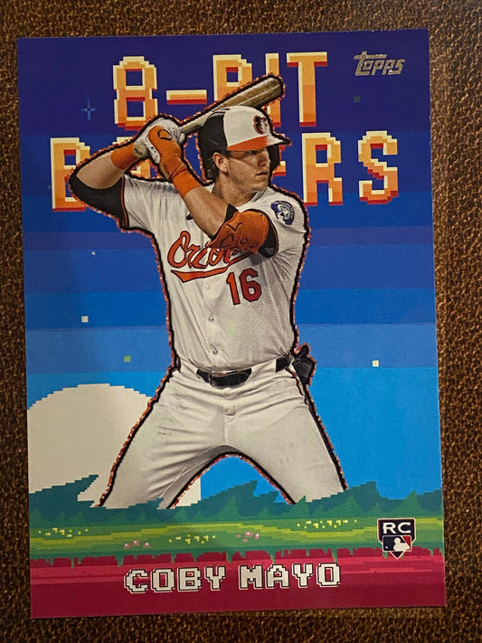 Coby Mayo - 2025 Topps Series 1 - 8-Bit Baller - Orioles