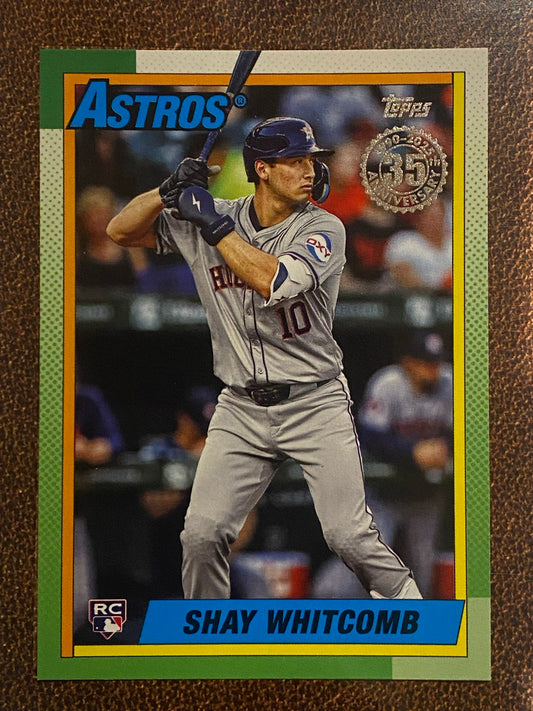 Shay Whitcomb - 2025 Topps Series 2 - 1990 Insert - Astros