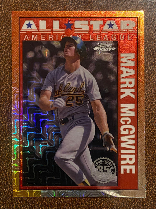 Mark McGwire - 2025 Topps Series 2 - 1990 All Star Mojo Refractor - Athletics