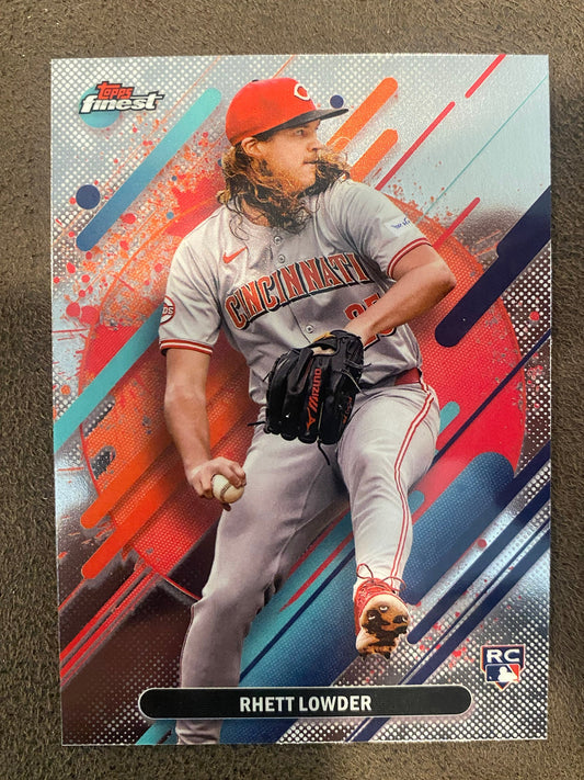 Rhett Lowder - 2025 Topps Finest - Rare - Reds