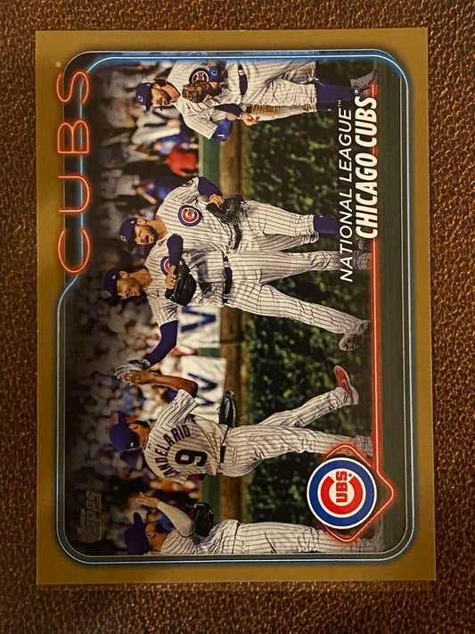 Chicago Cubs - 2024 Topps Series 1 - Gold /2024 - Cubs