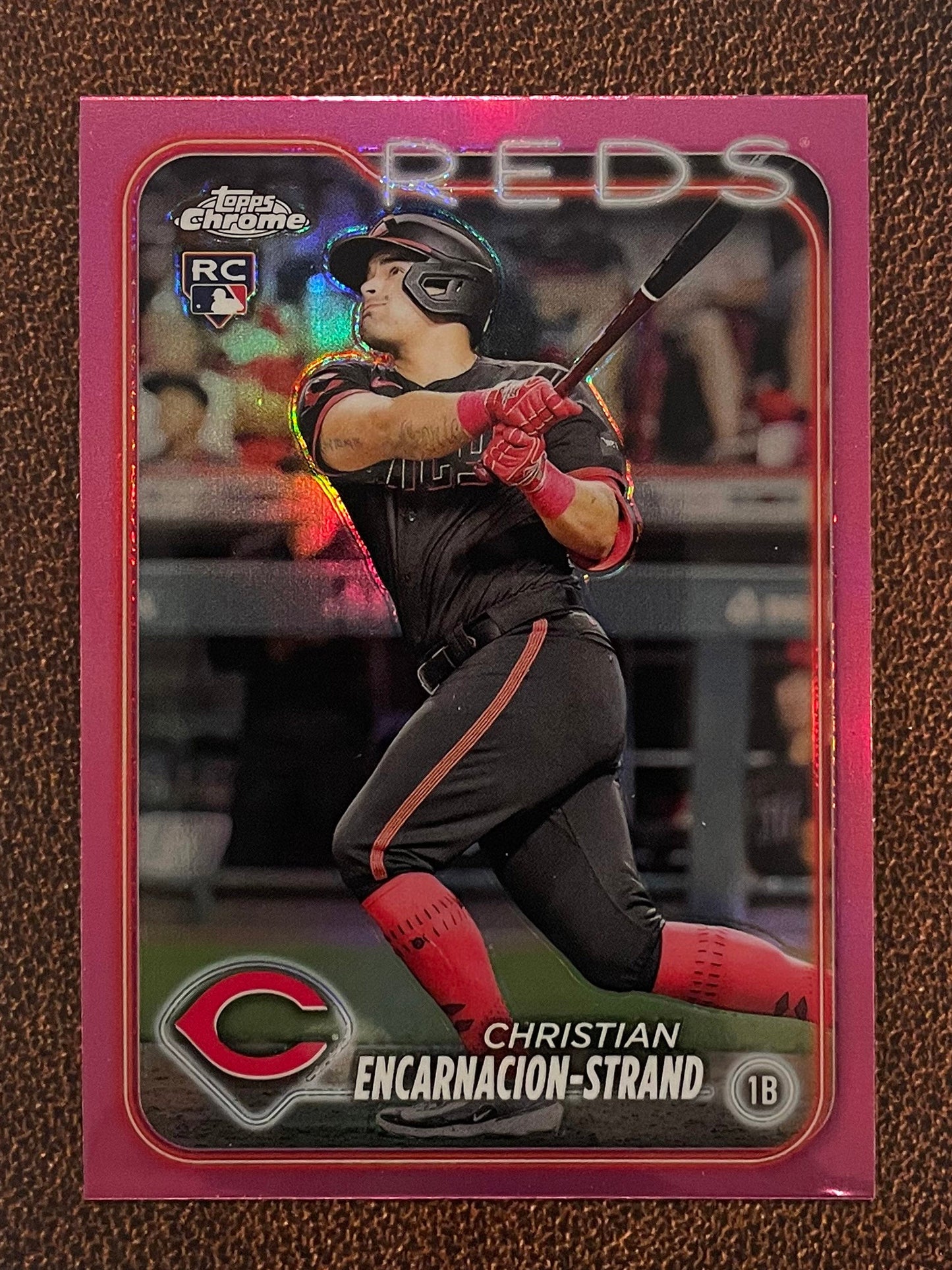 Christian Encarnacion Strand - 2024 Topps Chrome - Pink Refractor - Reds