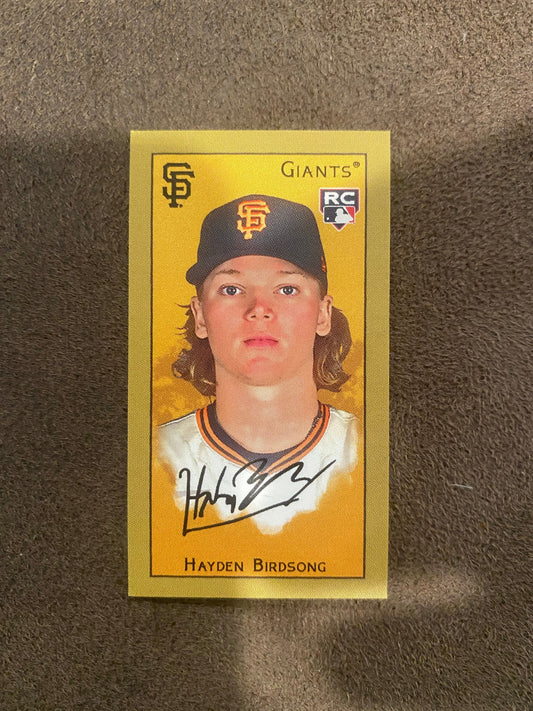 Hayden Birdsong - 2025 Topps T205 Mini - Piedmont Back (**Corner Whiting**) - Giants