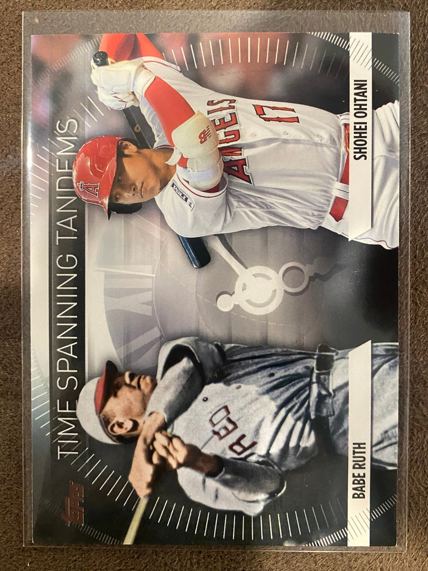 Babe Ruth/Shohei Ohtani - 2023 Topps Update - Time Spanning Tandems - Angels