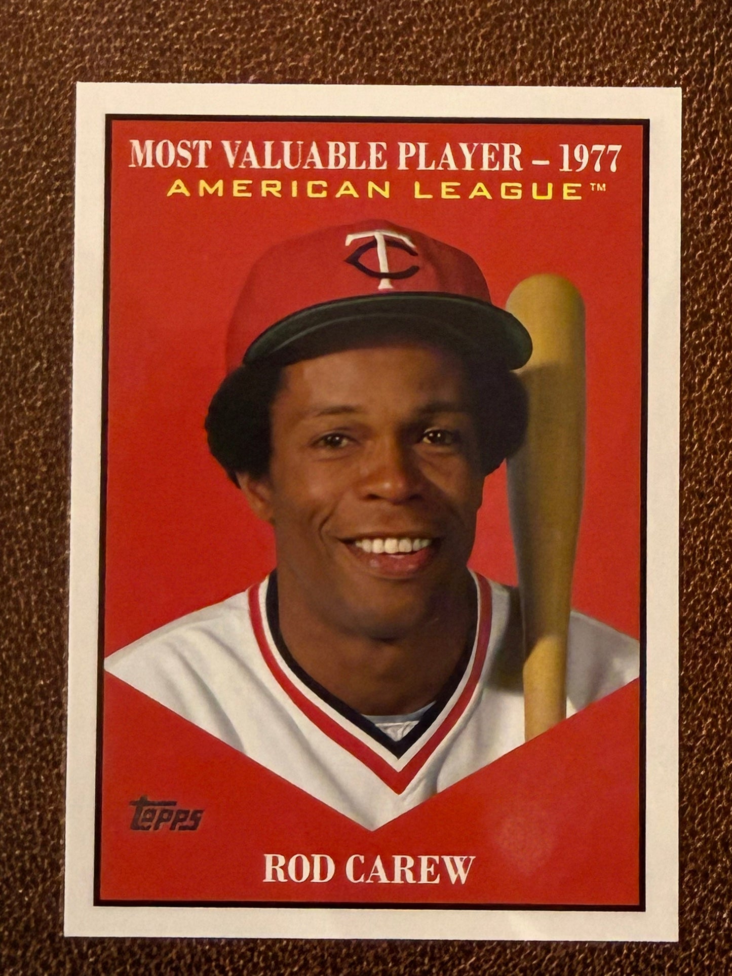 Rod Carew - 2025 Topps Update - MVP Insert - Twins