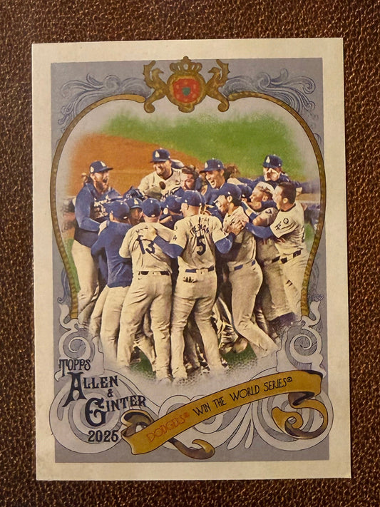 Freddie Freeman - 2025 Allen & Ginter - Sweet Victory - Dodgers