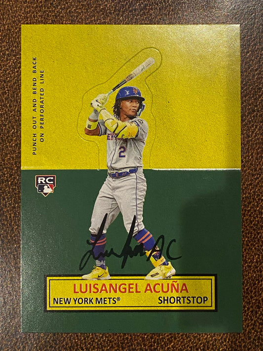 Luisangel Acuna - 2025 Topps Archives - Stand Ups Insert - Mets