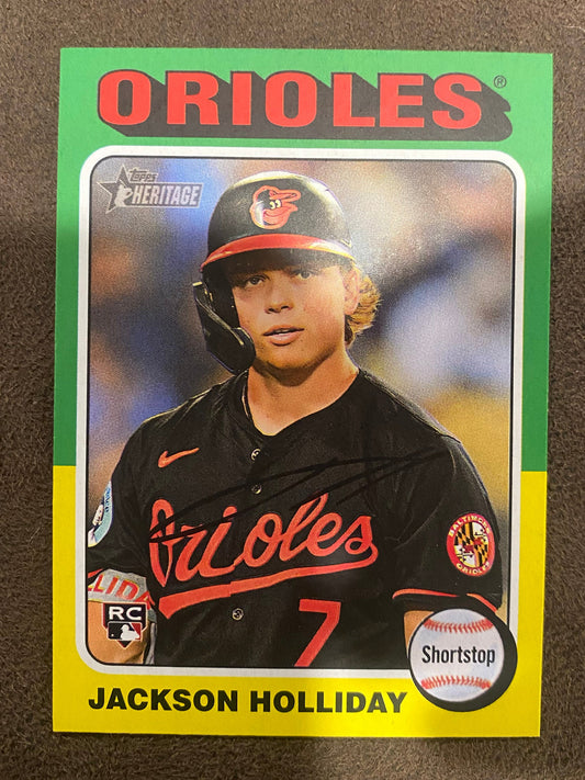 Jackson Holliday - 2024 Topps Heritage High Number - Base - Orioles