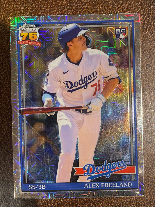 Alex Freeland - 2026 Topps Series 1 - Mojo Refractor - Dodgers