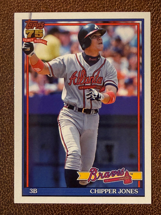 Chipper Jones - 2026 Topps Series 1 - 1991 Insert - Braves