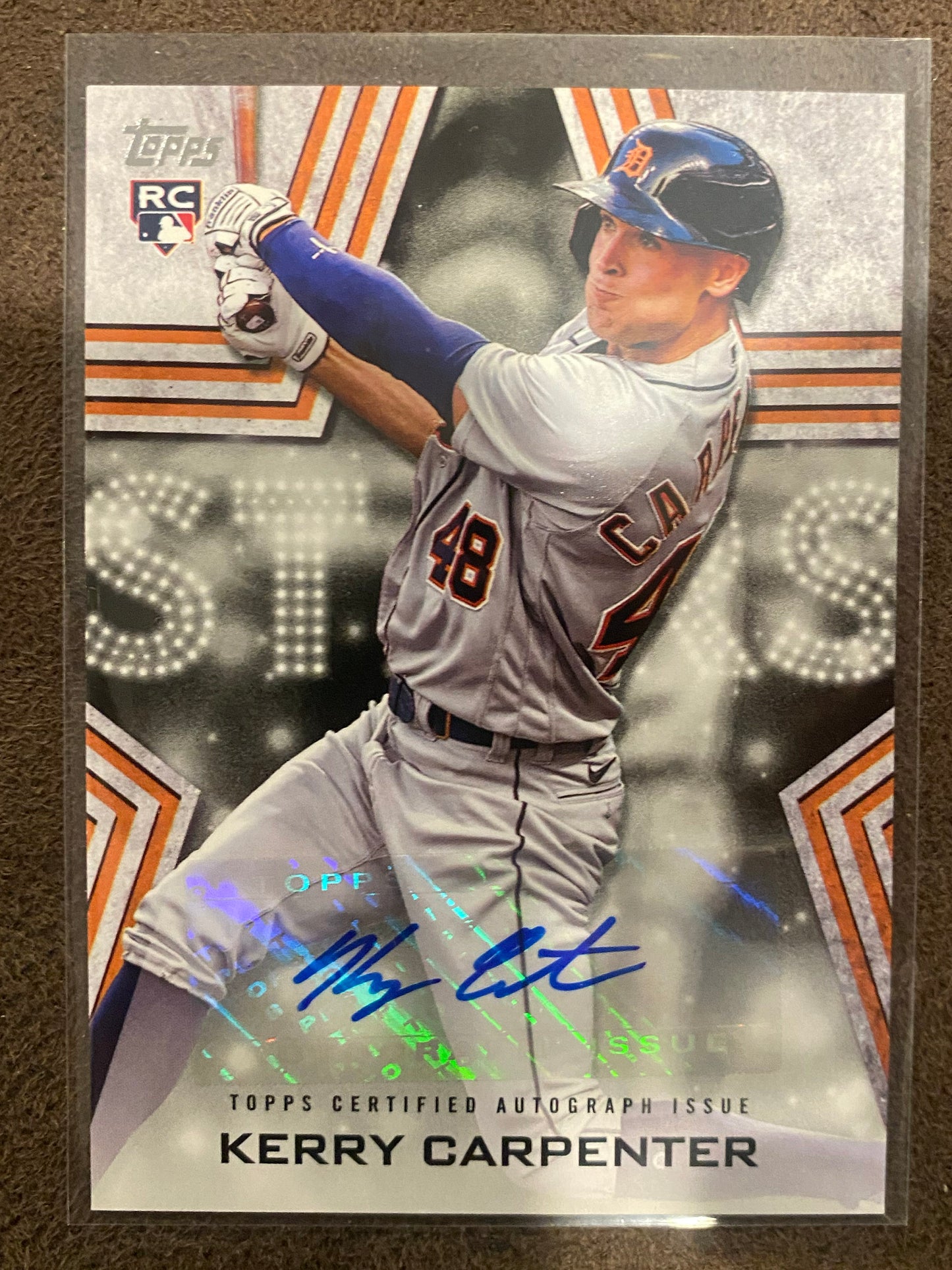Kerry Carpenter - 2023 Topps Series 1 - Baseball Stars Rookie AUTO - Tigers