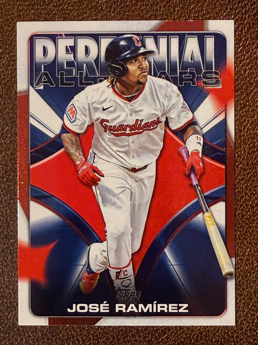 Jose Ramirez - 2026 Topps Series 1 - Perennial All Stars Insert - Guardians