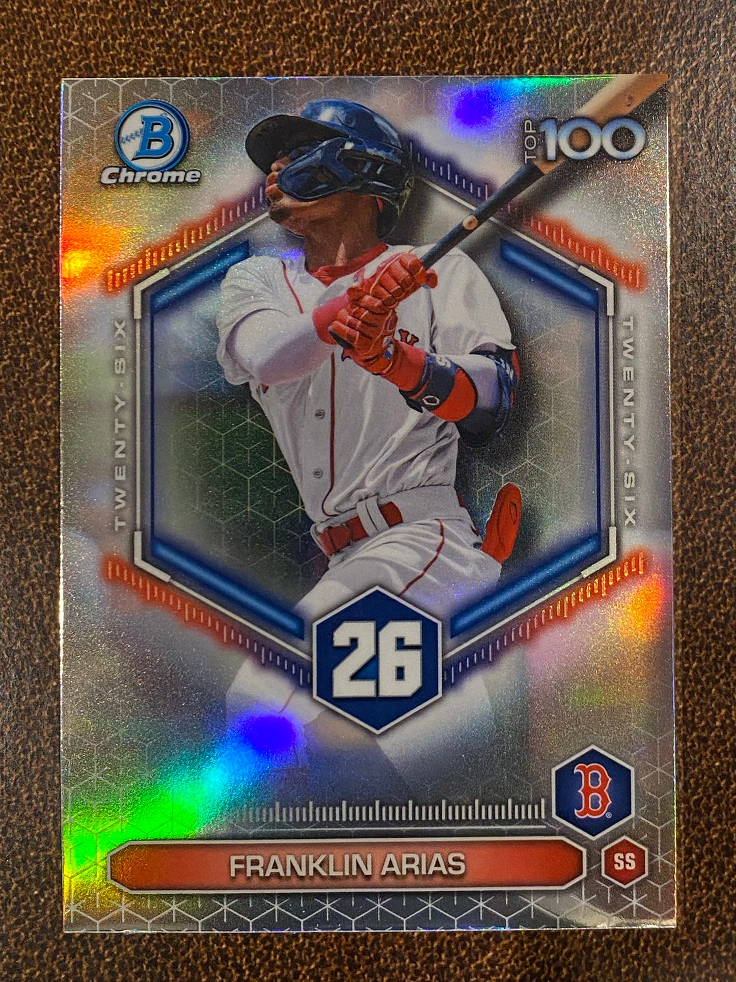 Franklin Arias - 2026 Bowman - Scouts Top 100 Insert - Red Sox