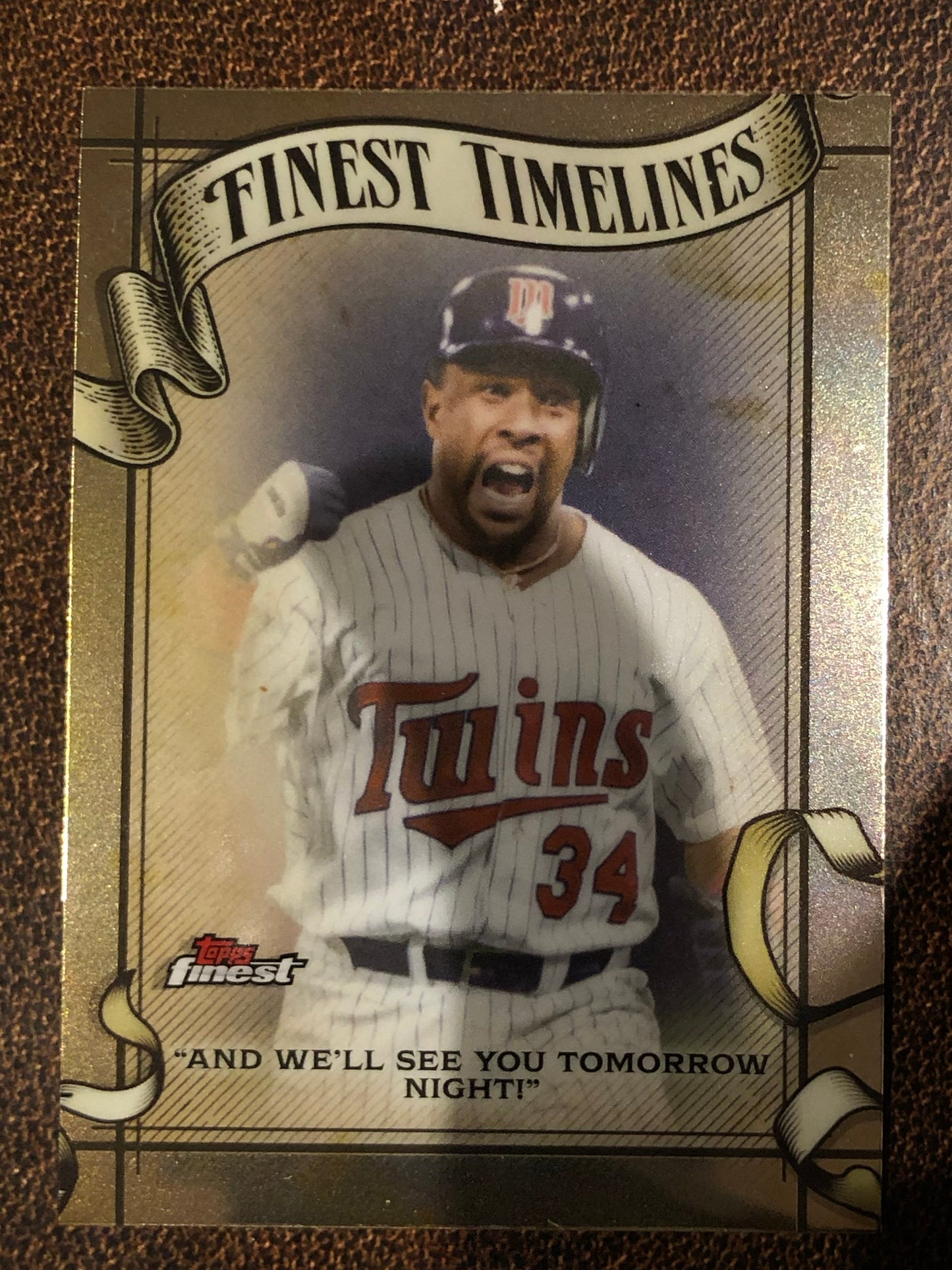 Kirby Puckett - 2026 Topps Finest - Finest Timelines - Twins