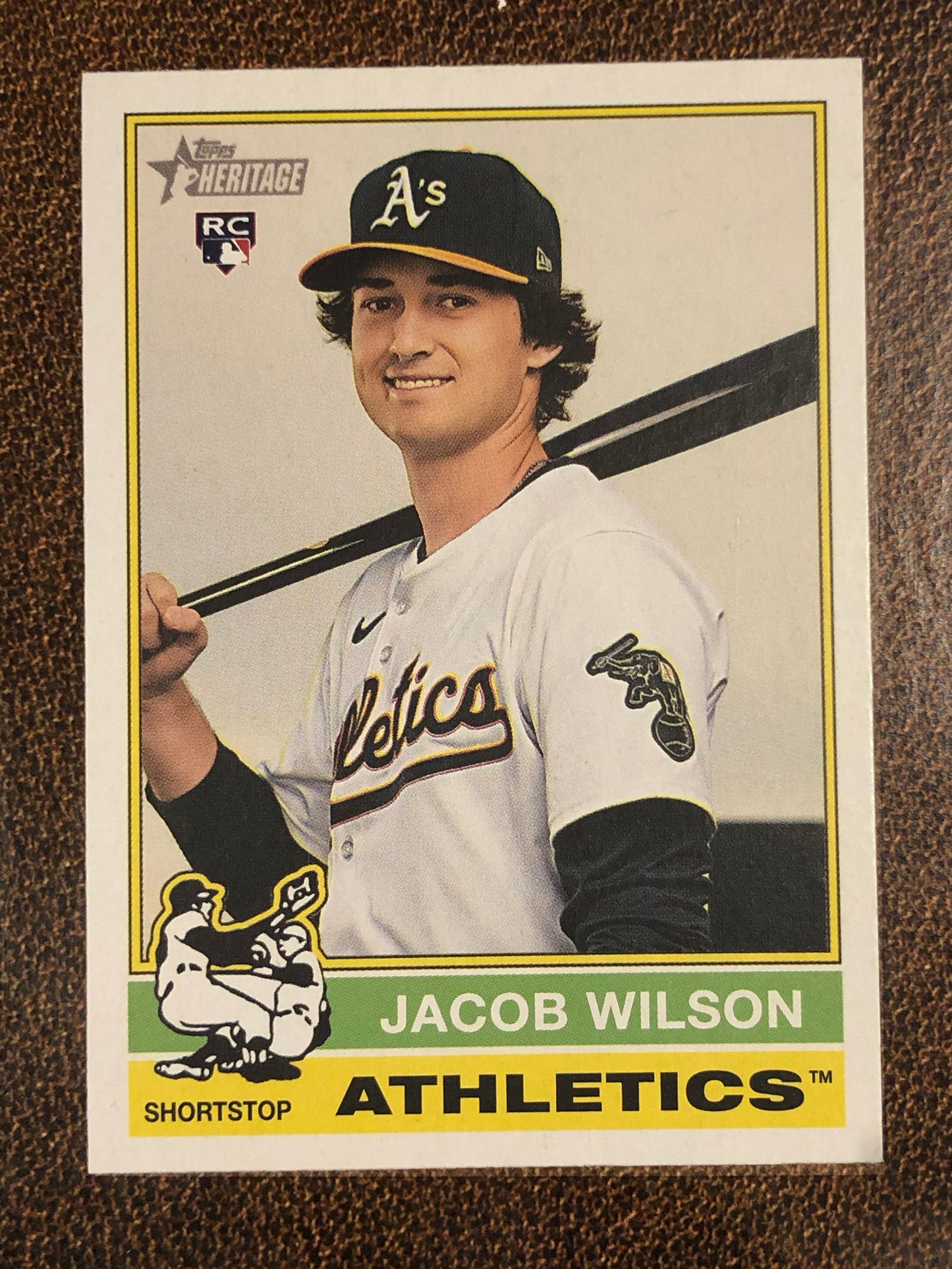 Jacob Wilson - 2025 Topps Heritage - Base - Athletics