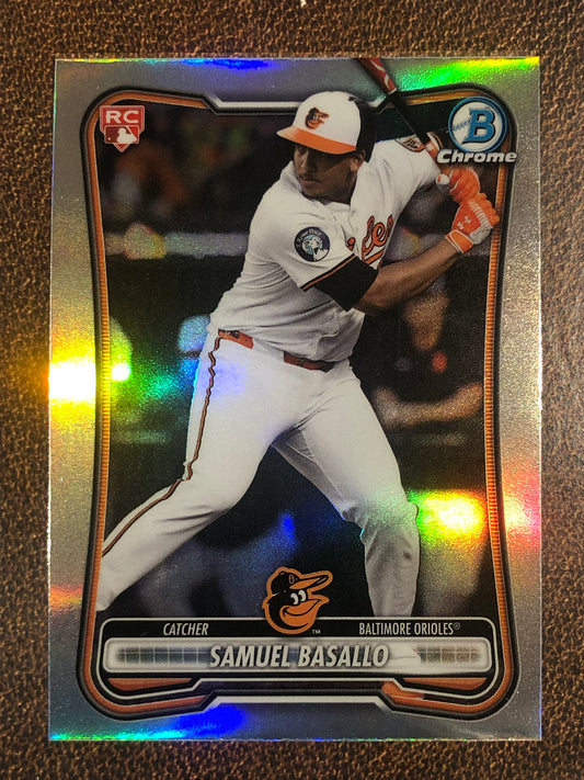 Samuel Basallo - 2026 Bowman - Red Rookie Refractor - Orioles