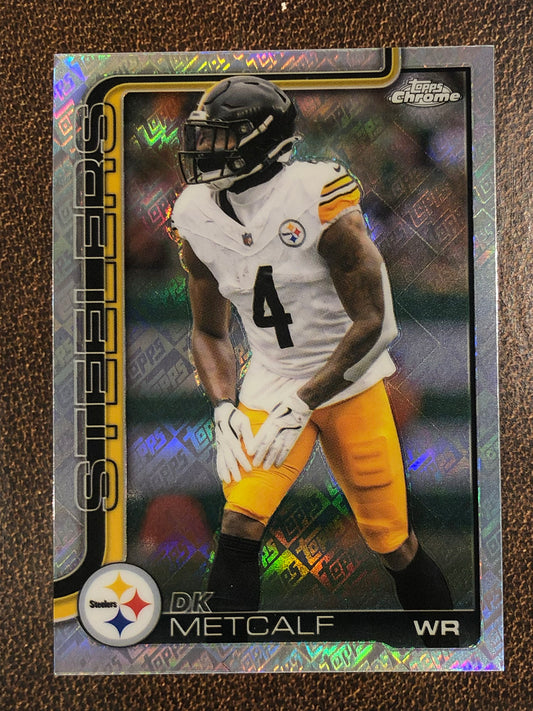 DK Metcalf - 2025 Topps Chrome - Topps Foil - Steelers
