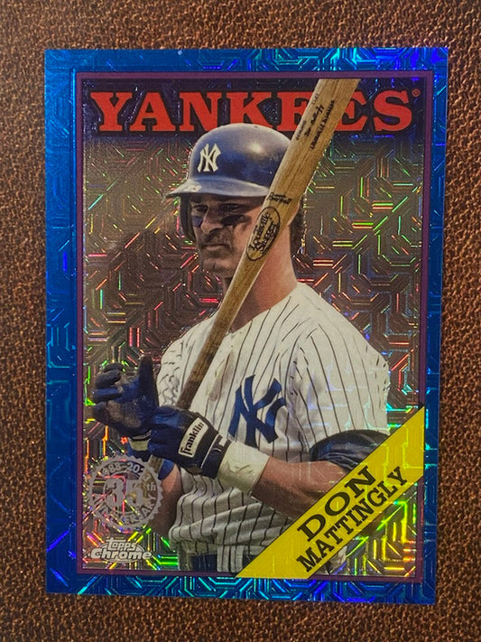 Don Mattingly - 2023 Topps - Silverpack Mojo BLUE /150 - Yankees