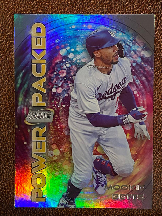 Mookie Betts - 2024 Topps Stadium Club - Power Packed - Dodgers
