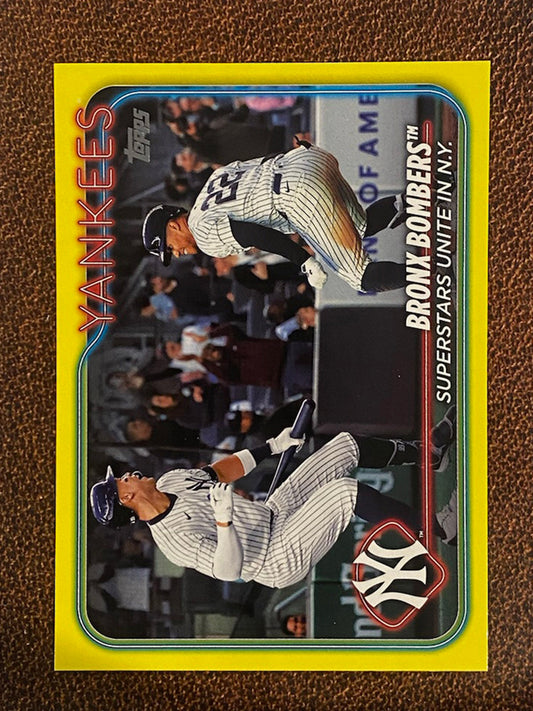 Aaron Judge / Juan Soto - 2024 Topps Update - Yellow - Yankees