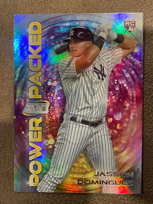 Jasson Dominguez - 2024 Topps Stadium Club - Power Packed - Yankees