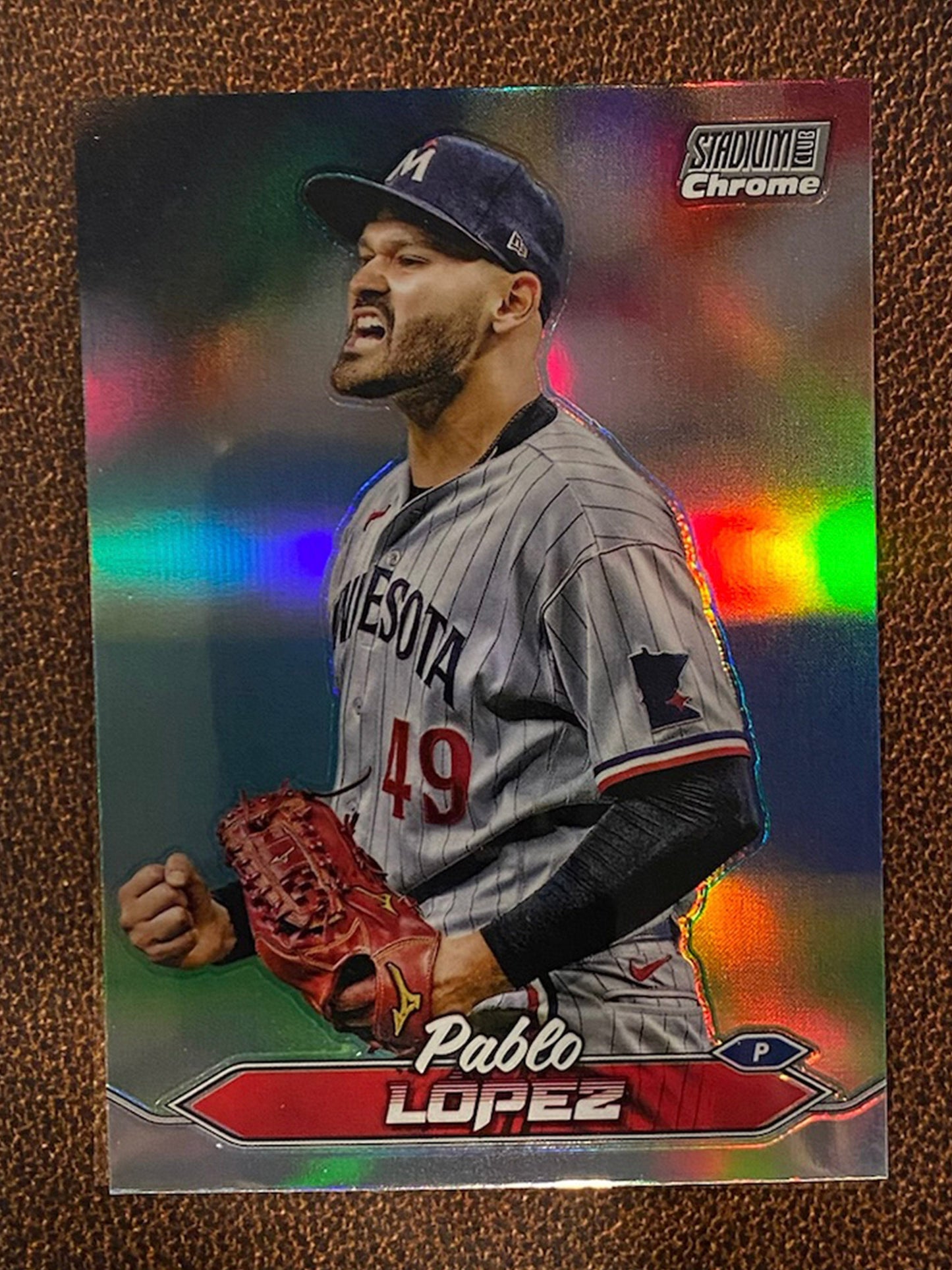 Pablo Lopez - 2024 Topps Stadium Club - Chrome Refractor - Twins