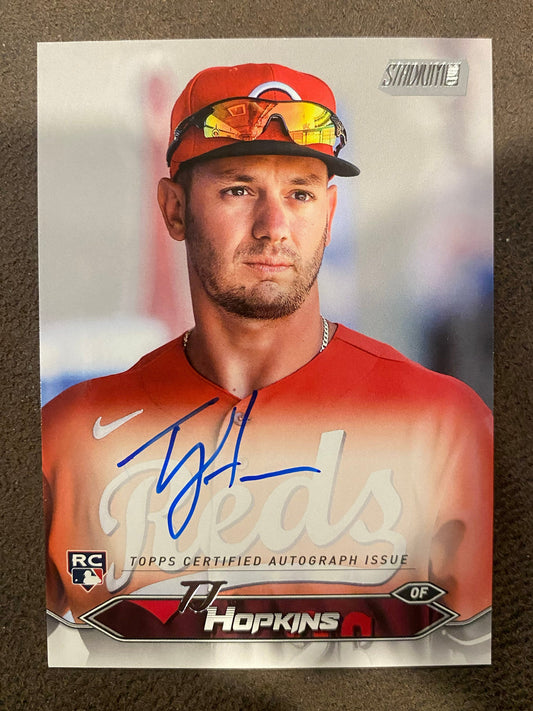 TJ Hopkins - 2024 Topps Stadium Club - AUTO - Reds