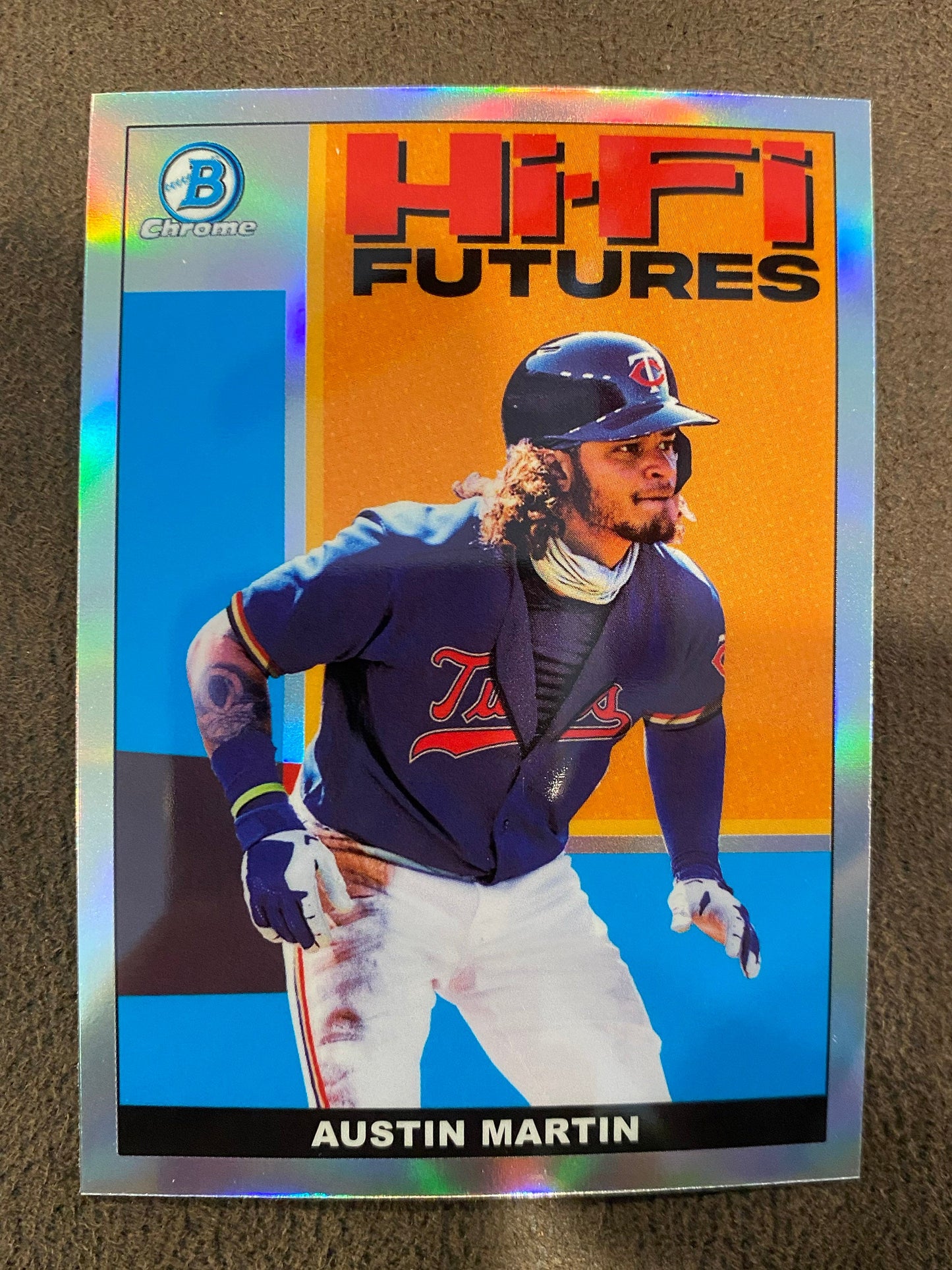 Austin Martin - 2022 Bowman - HI-Fi Futures Refractor - Twins
