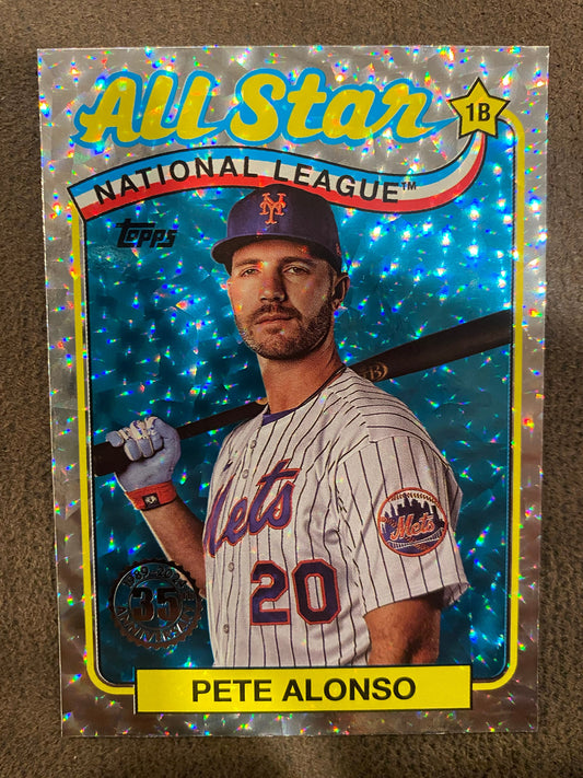 Pete Alonso - 2024 Topps Series 2 - All Star Silver Foilboards - Mets