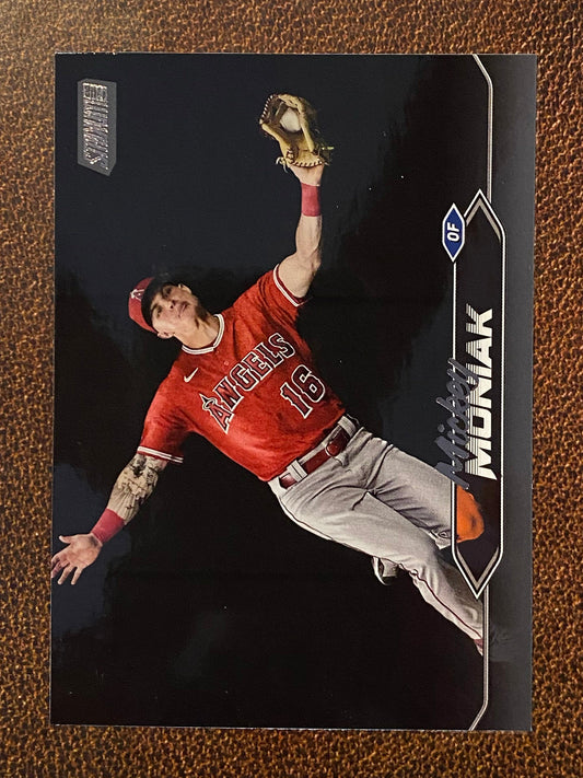 Mickey Moniak - 2024 Topps Stadium Club - Black Foil - Angels