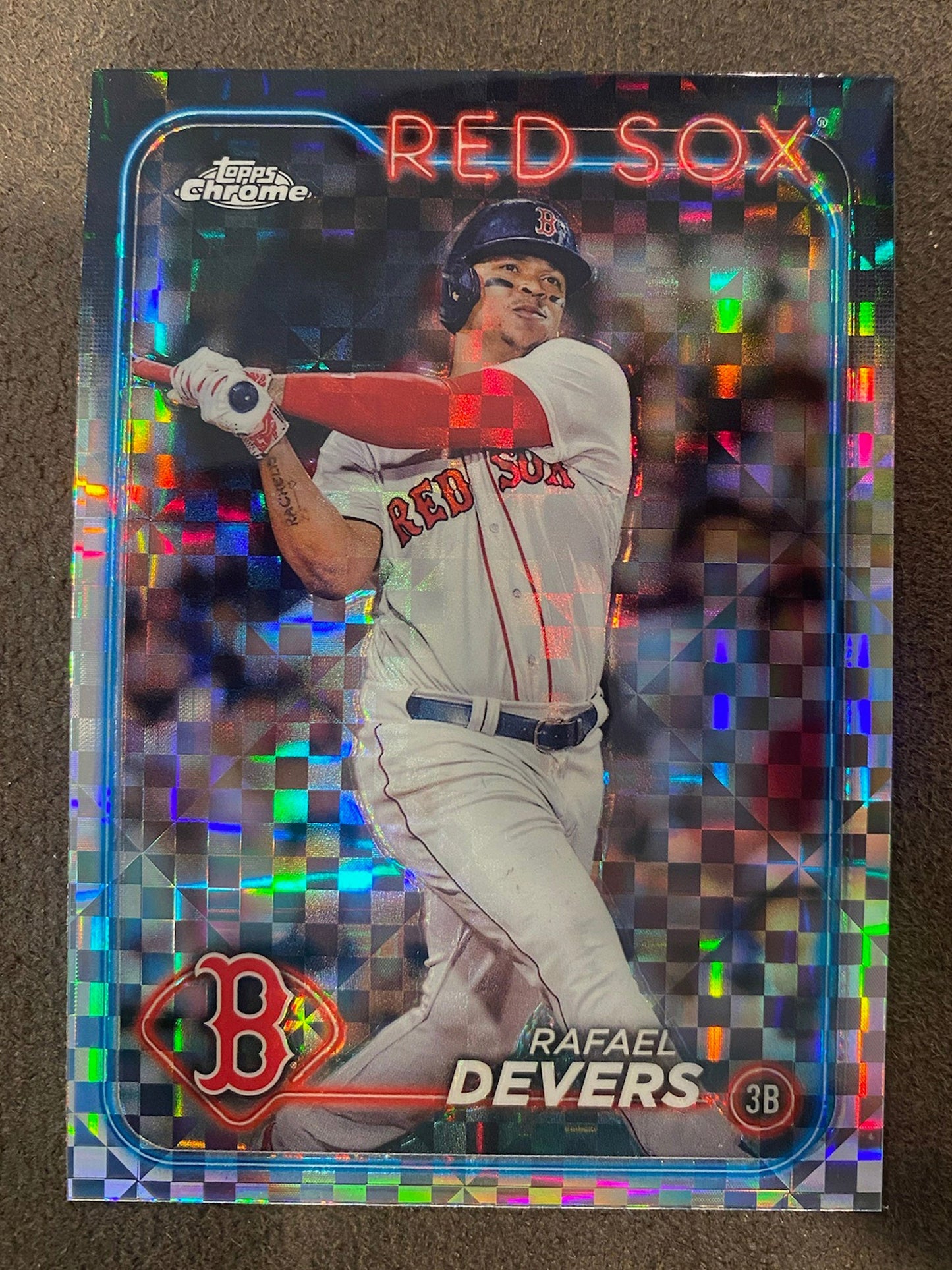 Rafael Devers - 2024 Topps Chrome - XFractor - Red Sox