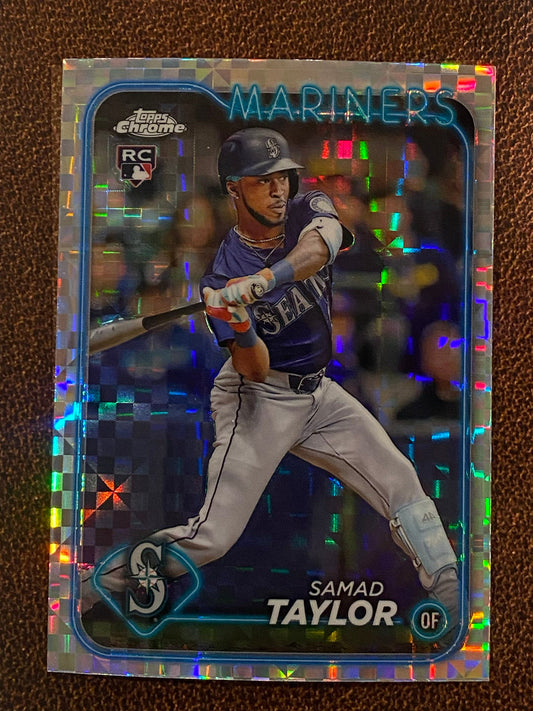 Samad Taylor - 2024 Topps Chrome Update - XFractor - Mariners