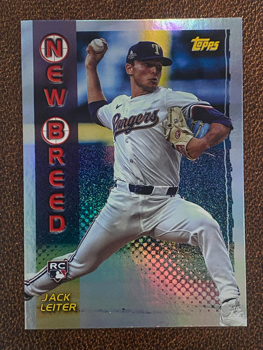Jack Leiter - 2024 Topps Archives - New Breed - Rangers