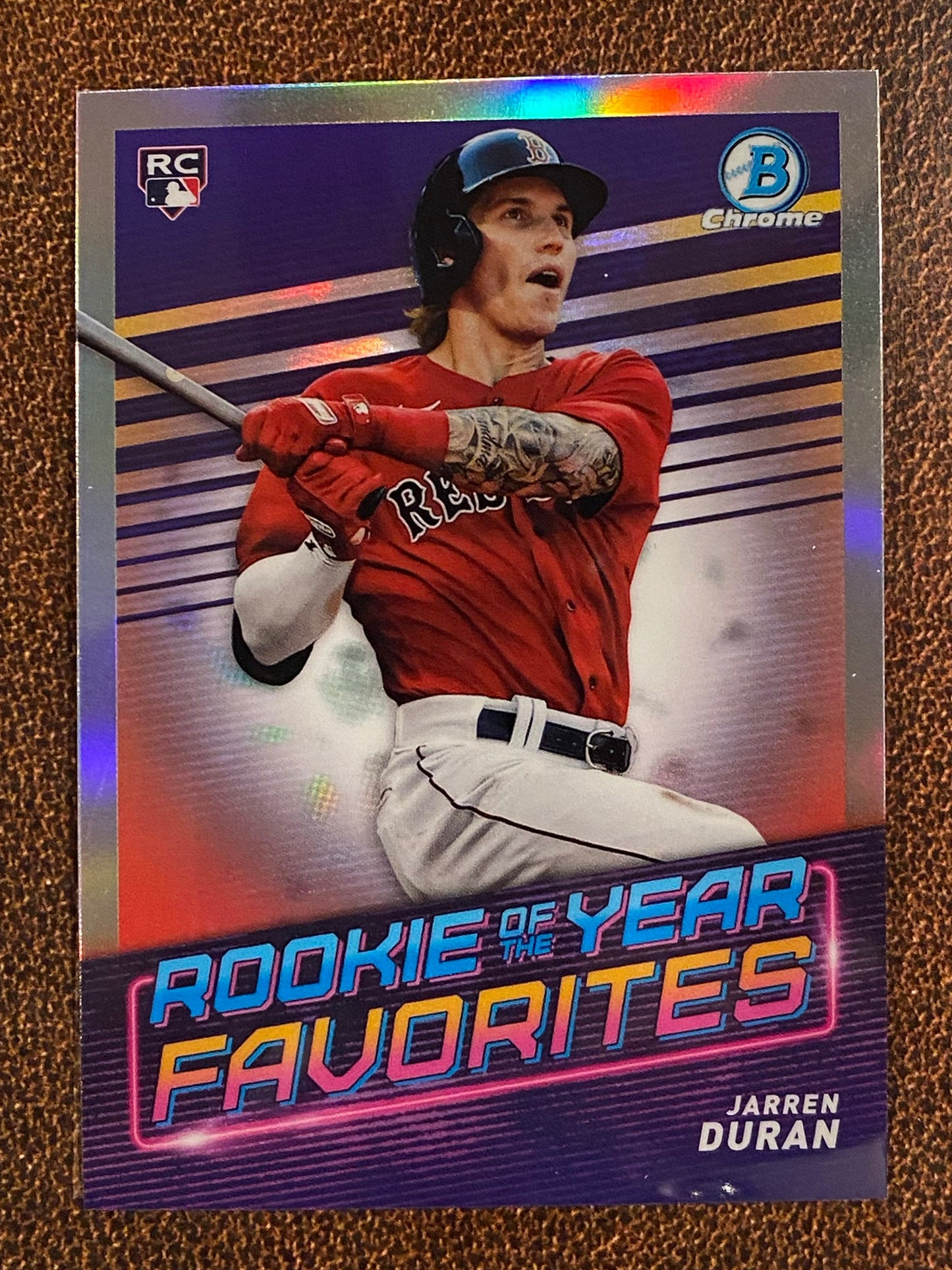 Jarren Duran - 2022 Bowman - Rookie of the Year Favorites - Red Sox