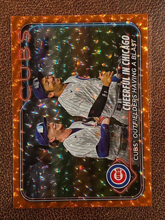 Pete Crow Armstrong / Seiya Suzuki - 2024 Topps Series 2 - Orange Foils /299 - Cubs