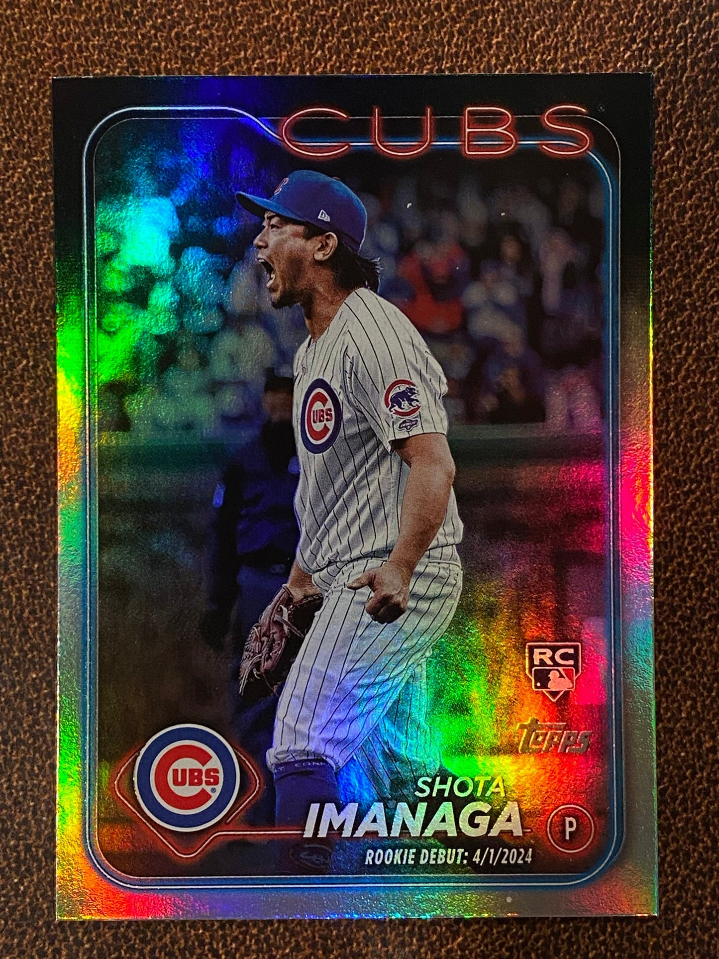 Shota Imanaga - 2024 Topps Update - Rainbow Foil (Rookie Debut) - Cubs
