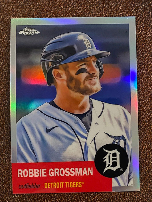 Robbie Grossman - 2022 Topps Chrome Platinum Anniversary - Refractor - Tigers