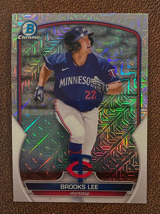 Brooks Lee - 2023 Bowman - Mega Box Mojo Refractor - Twins