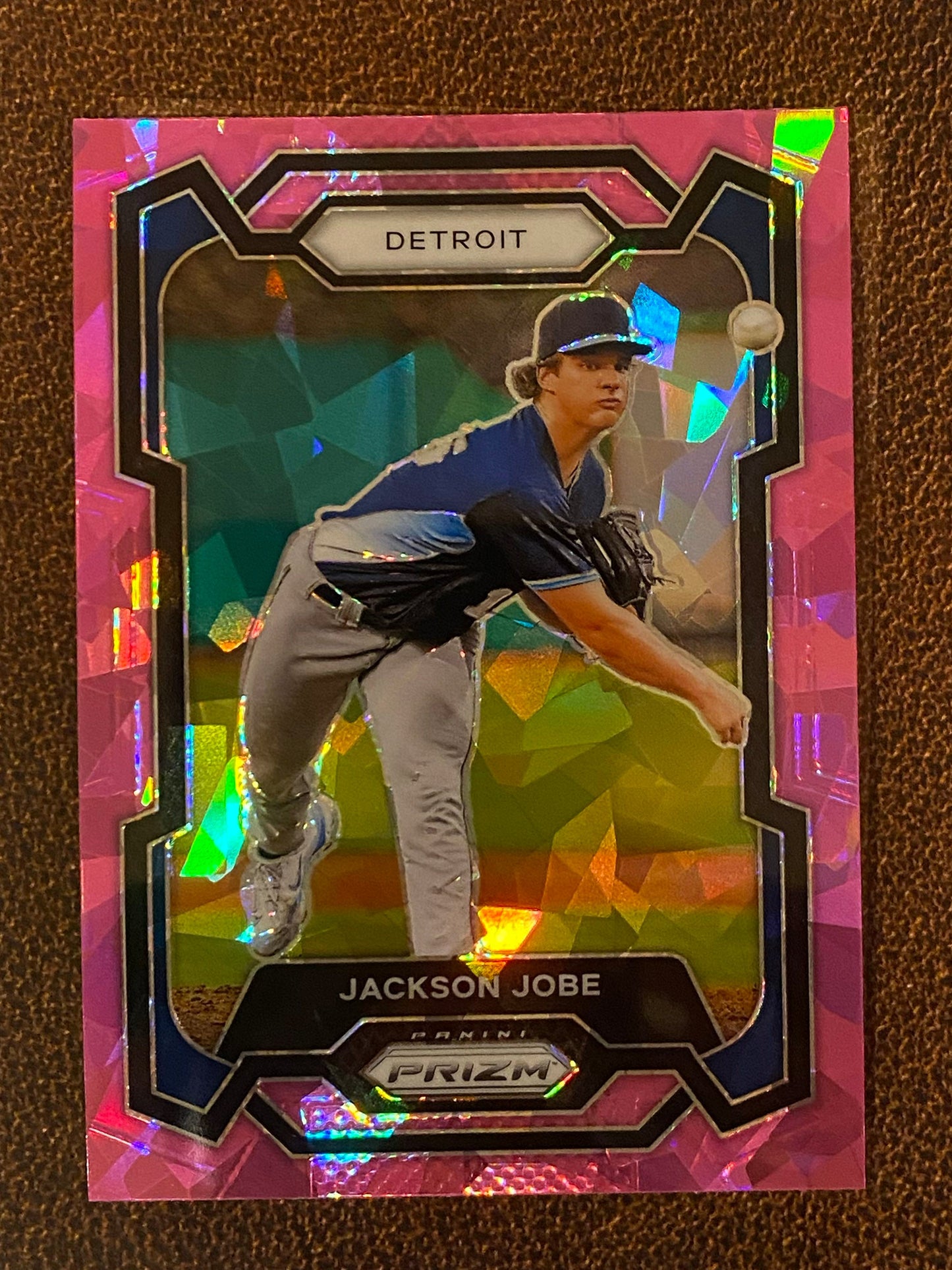 Jackson Jobe - 2024 Panini Prizm - Pink Ice Mega - Tigers