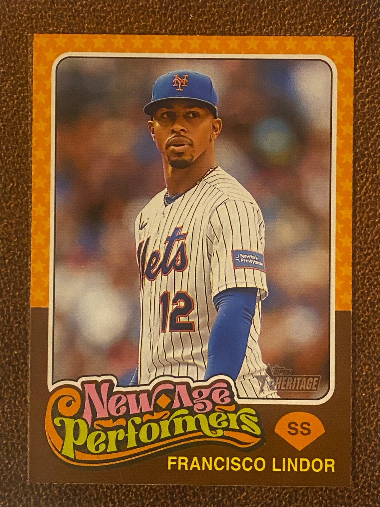 Francisco Lindor - 2024 Topps Heritage - New Age Performers - Mets