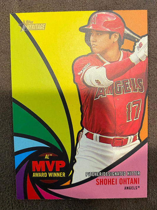 Shohei Ohtani - 2024 Topps Heritage High Number - Award Winners - Angels