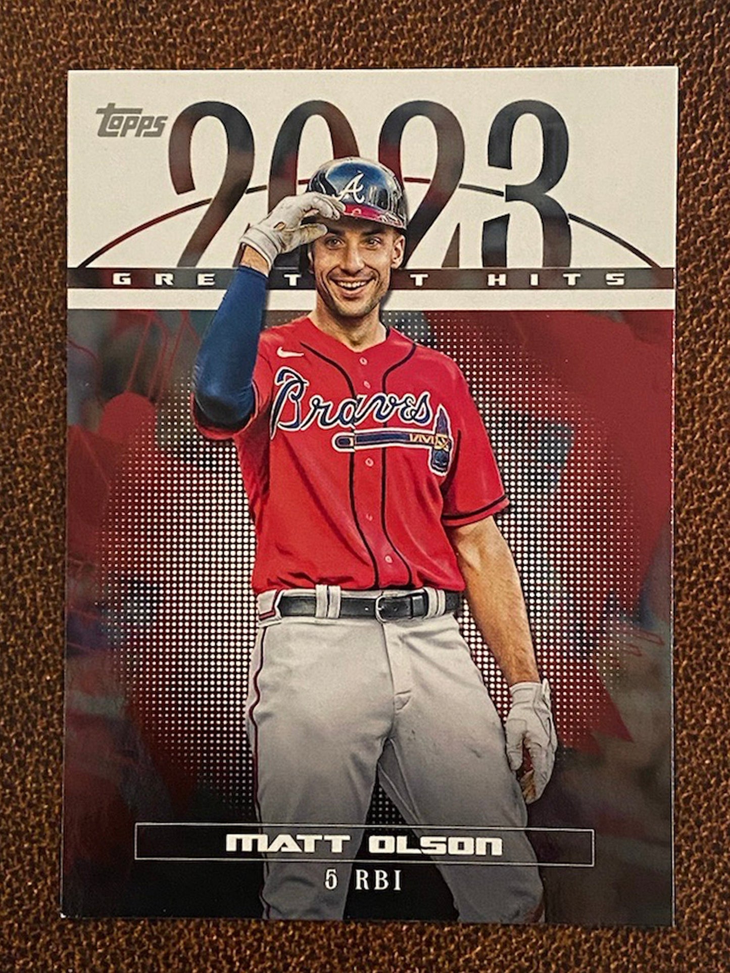 Matt Olson - 2024 Topps Series 1 - Greatest Hits - Braves