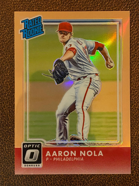 Aaron Nola - 2016 Panini Donruss - Rated Rookie /199 - Phillies